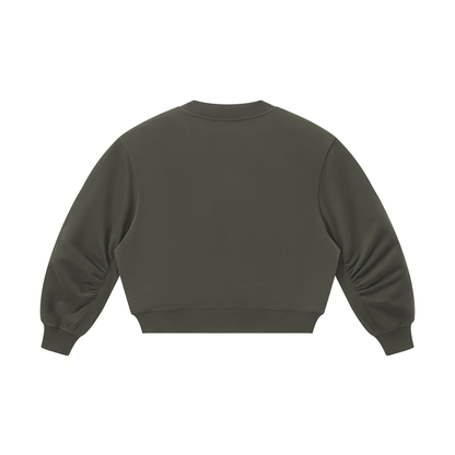 Women's Crop V-Neck Sweatshirt 280GSM
