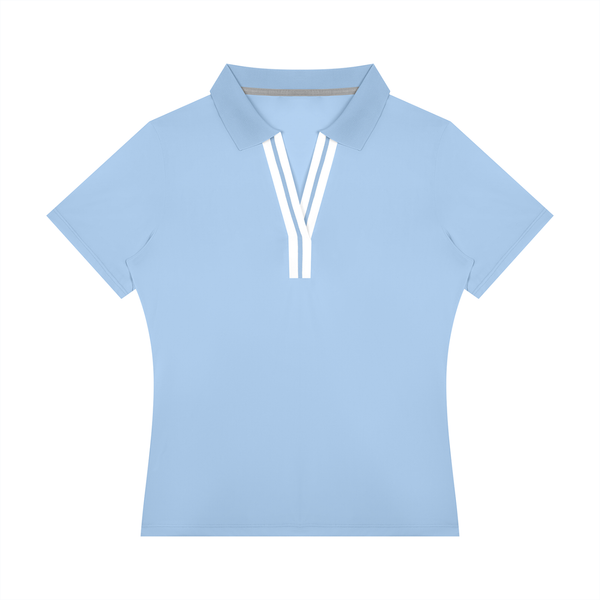 Women’s Color Block Polo Shirt