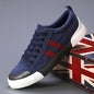Lightweight breathable versatile casual men's low top flat lace up shoes for men