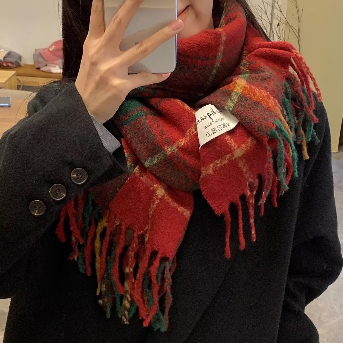 Warm Thickened Couple Scarf