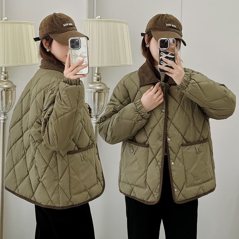 Rhombus Cotton-padded jacket