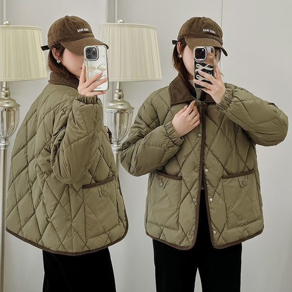 Veste matelassée losanges