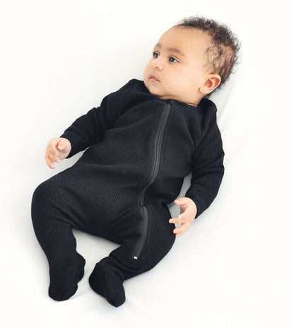 Black Zip Sleepsuit