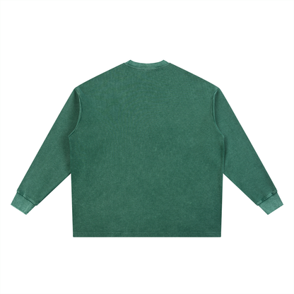 Waran Mineral Wash Waffle Oversized T-Shirt