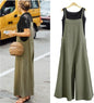 Simple suspender jumpsuit