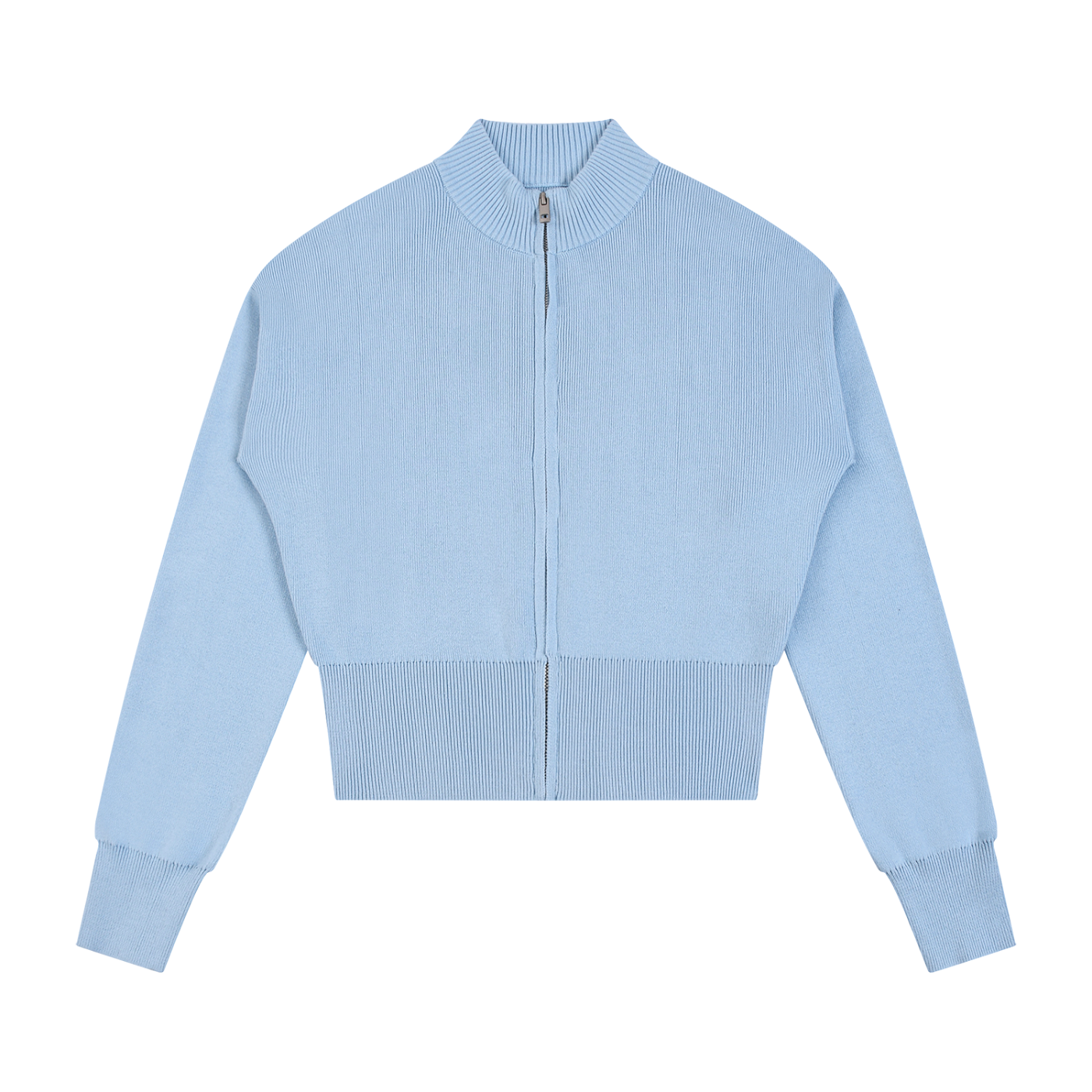 Women’s Mock Neck Zip Up Cardigan