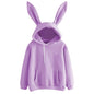 Women's Harajuku Hooded Rabbit Sweat hoodies