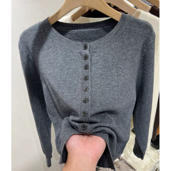 Knitted Sweater Small Cardigan Women