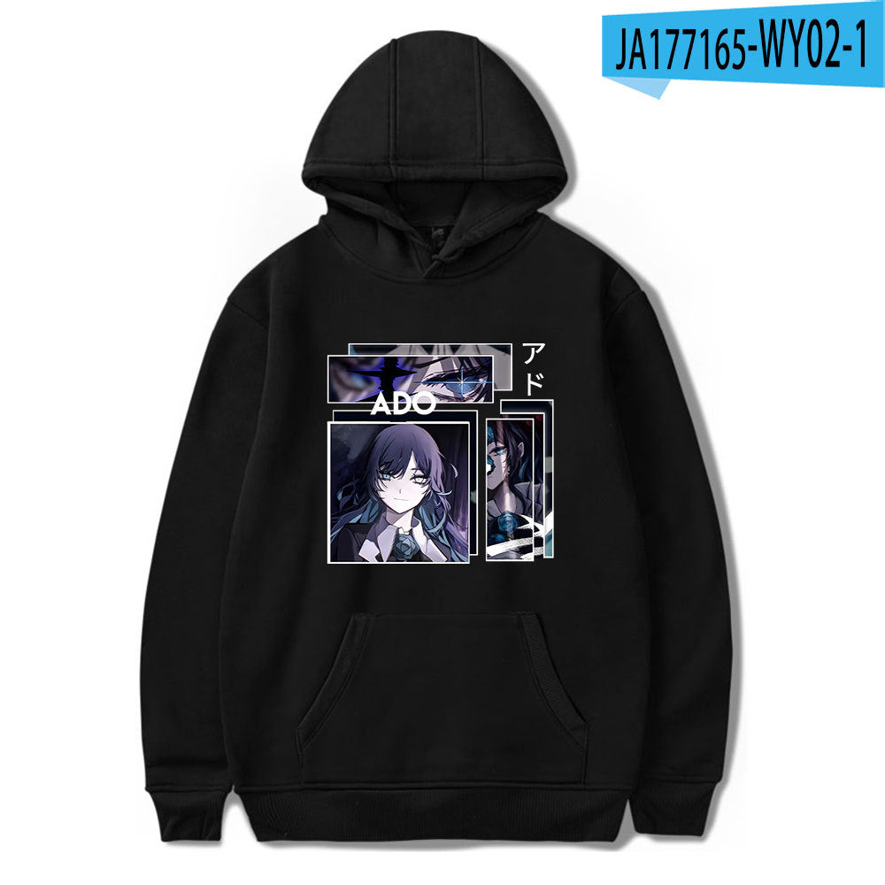 Ado anime pullover Hoodies