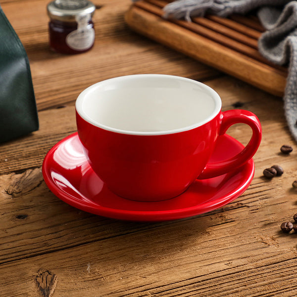 Nordic Minimalist Ceramic Coffee Cup Set – 300ml