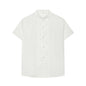 Knot buckle stand up collar shirt