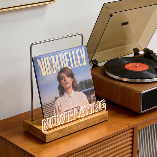 Wooden Vinyl Record Stand