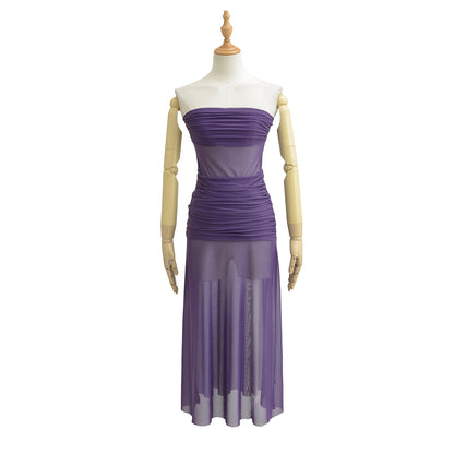 Chiffon Strapless Dress