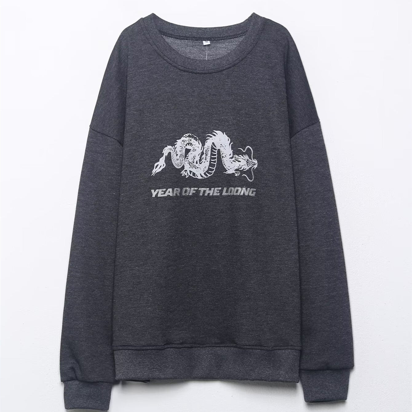 Animal print wash effect hoodie