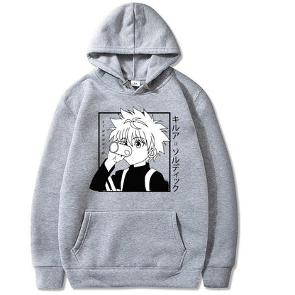 Harajuku-hunter war loose pullover hoodies