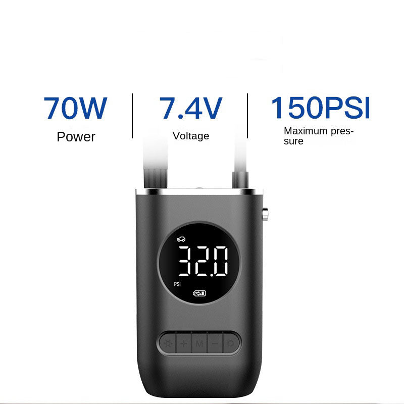 Handheld Wireless Charging Super Car Inflator Pump