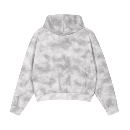 Waran Dirty Washed Zip-Up Fleece Hoodie 410GSM