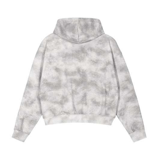 Waran Dirty Washed Zip-Up Fleece Hoodie 410GSM