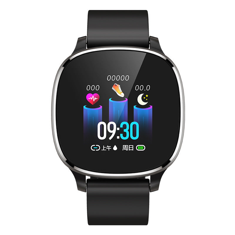 Bracelet intelligent grand écran tactile complet fréquence cardiaque Bluetooth sport