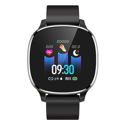 Bracelet intelligent grand écran tactile complet fréquence cardiaque Bluetooth sport