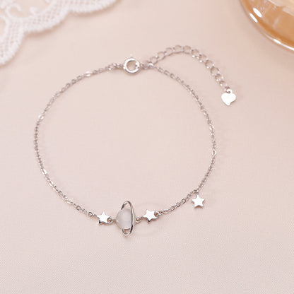 Sterling Silver Planet Bracelet