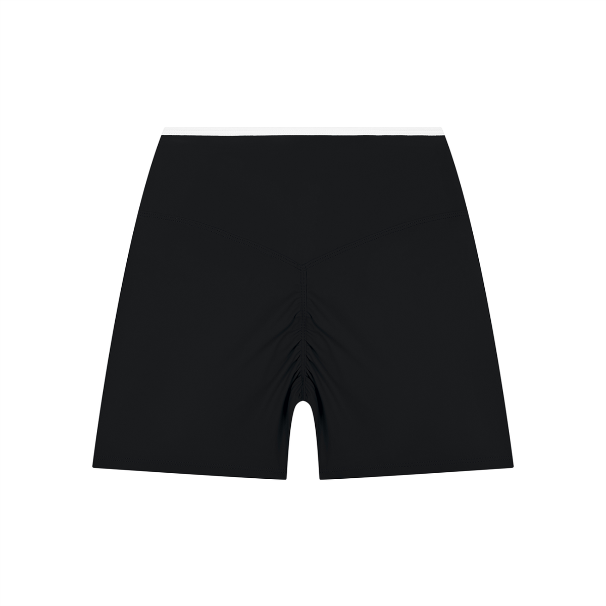 Women's High Rise Color Block Yoga Shorts 220GSM