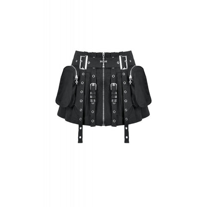 Dark in Love Metal Tactical Punk Skirt