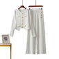 Women’s Classic Woolen Suit – Fashionable Slim Fit, Elegant All-Match Design