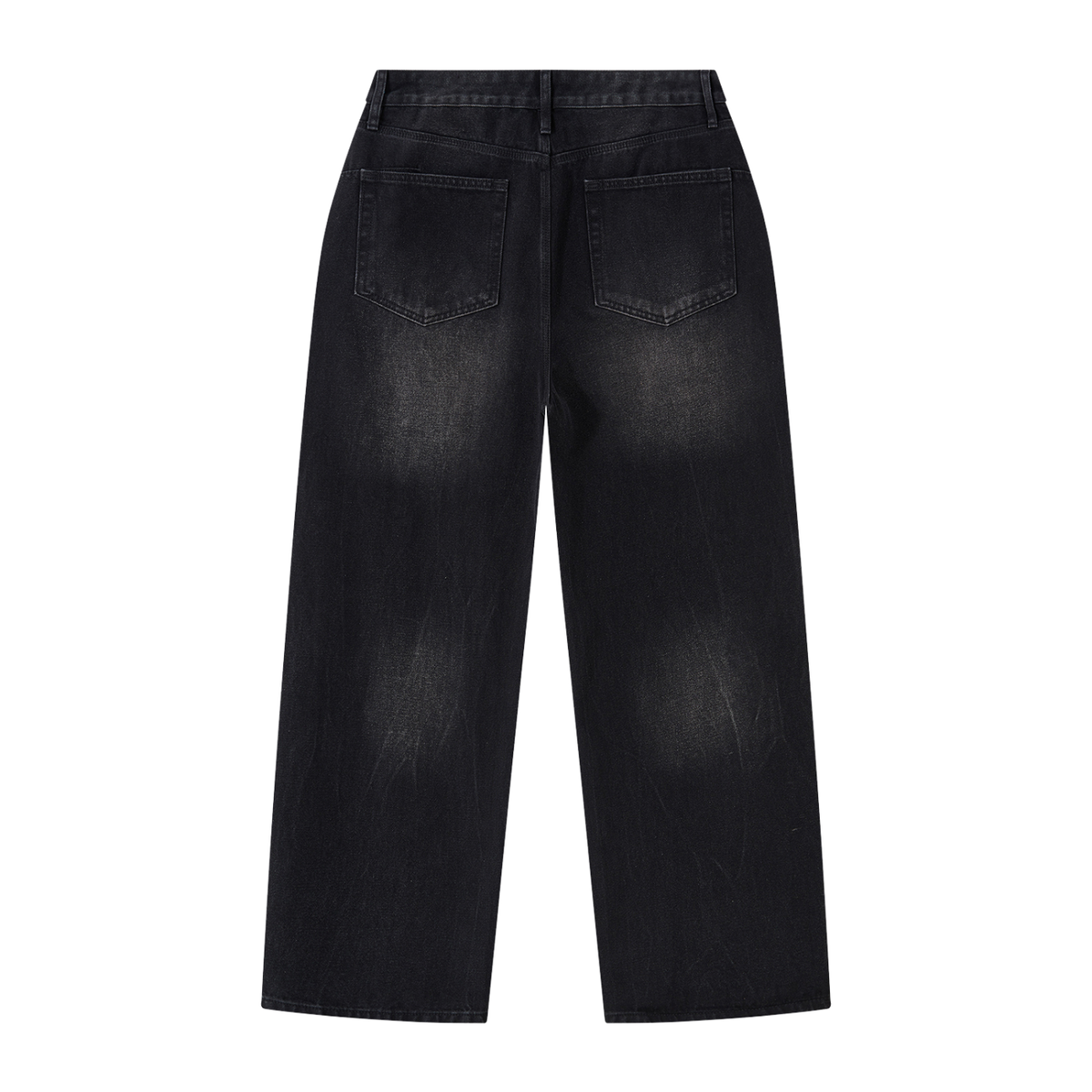 Men's Vintage Wash Wide Leg Jeans