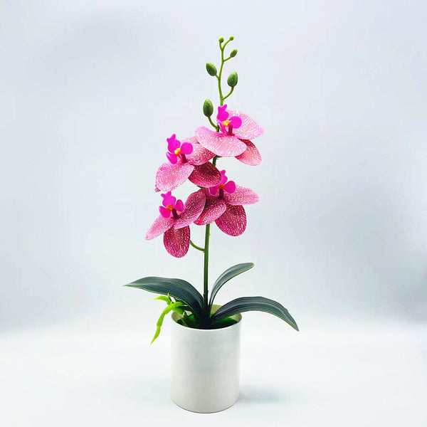 Simulated Bonsai Artificial Flower Bonsai Simulated Butterfly Orchid - Stuffs & Savers
