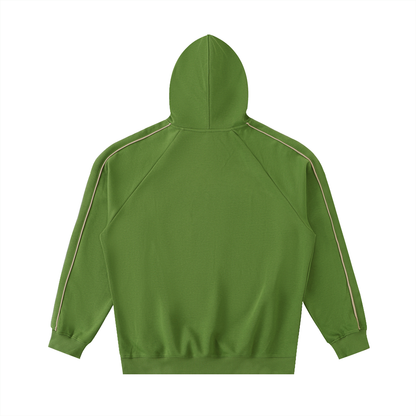 Contrast Piping Raglan Hoodie | Spiderweb