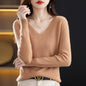 Women's Knitwear V-neck Pullover