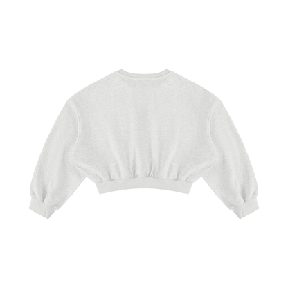 Women's Boxy Cropped Crewneck Sweatshirt