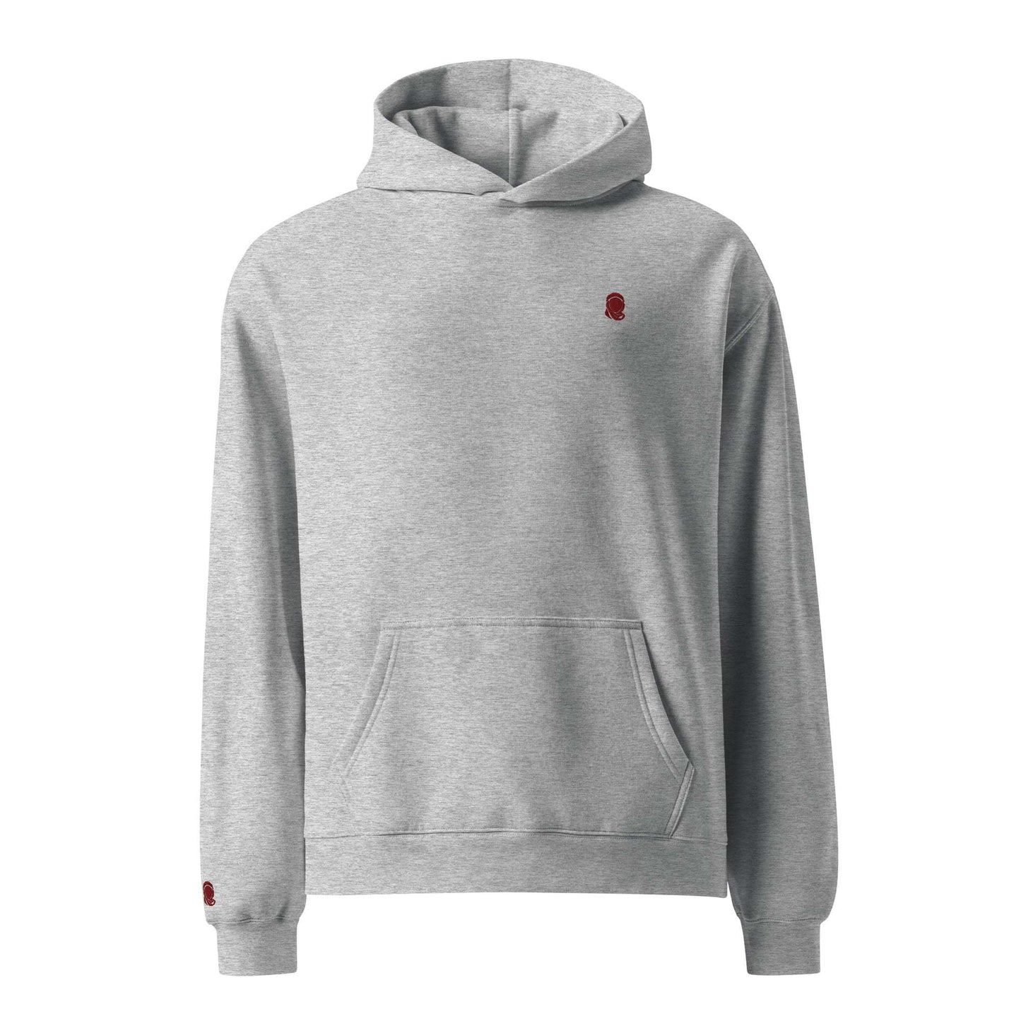 Fall Women's Clothing Fashion High-grade Cotton Hoodie Red
