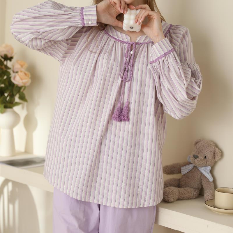Pyjamas Wind Comfortable Long Sleeve Set