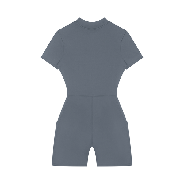Waran Women’s Quarter-Zip Short Sleeve Romper