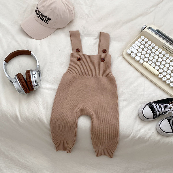 Baby Knit Bib Jumpsuit
