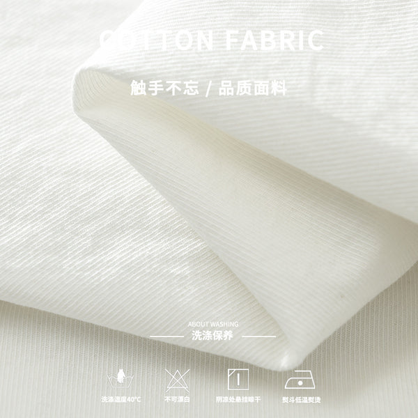 Cotton Simple Long Sleeve Shirt