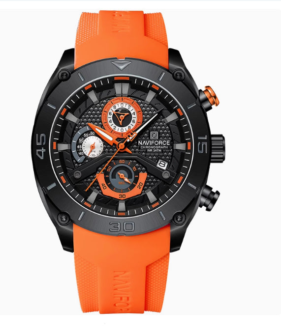 Naviforce Silicone Watrproof Watch