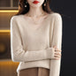 Women's Knitwear V-neck Pullover