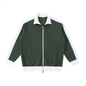 Contrast Trim Stand Collar Jacket
