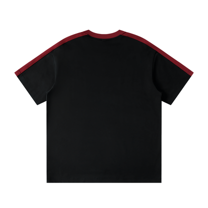 Waran Unisex Colorblock Striped T-Shirt