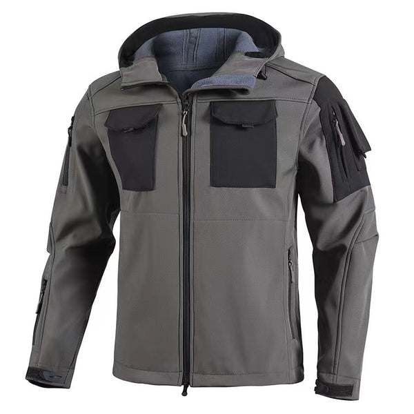 Fleece-lined Wind Waterproof Jacket