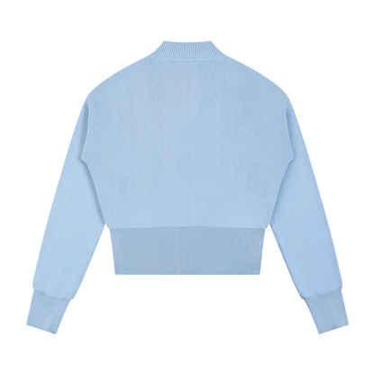 Women’s Mock Neck Zip Up Cardigan