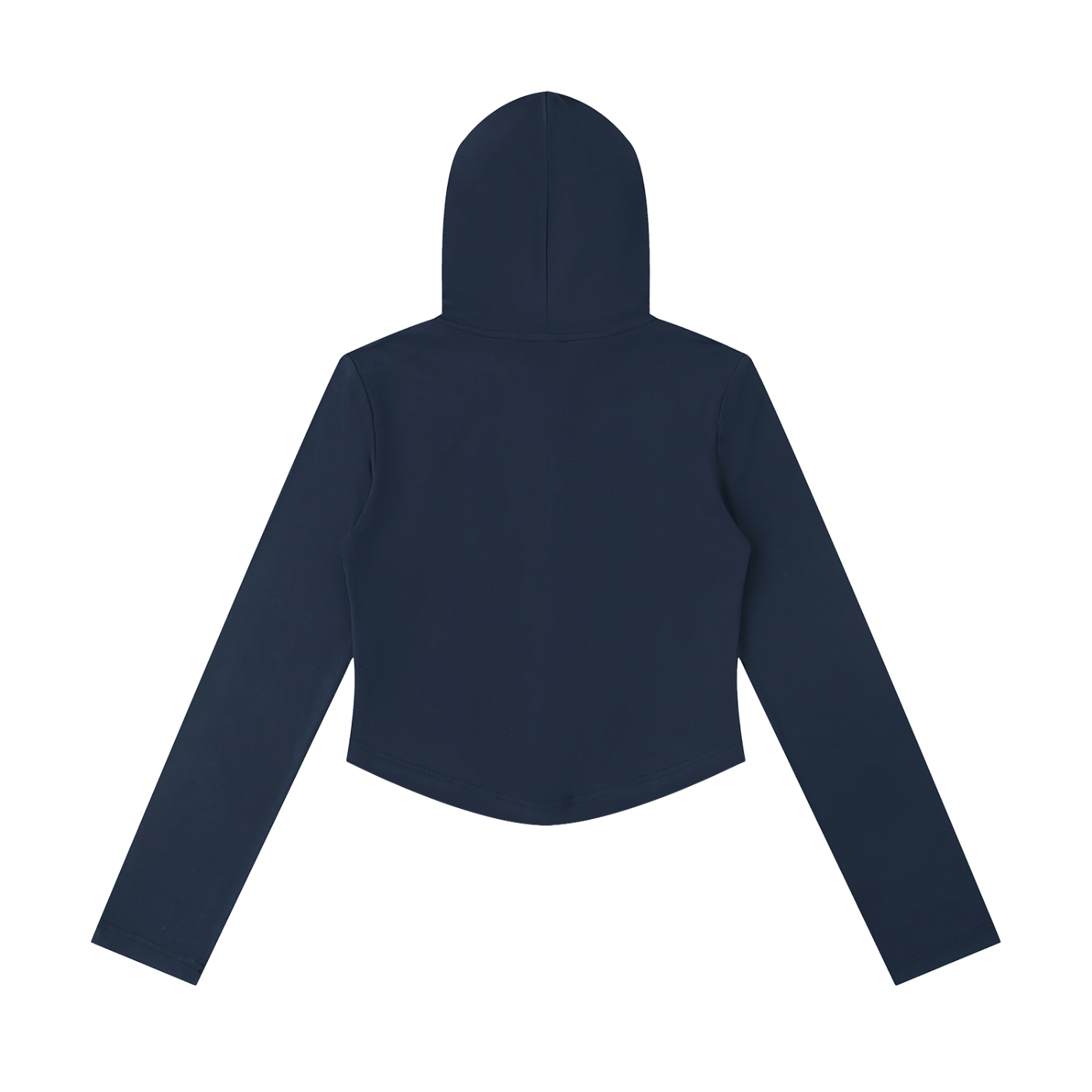 Women's Slim Cropped Full Zip Hoodie 260GSM