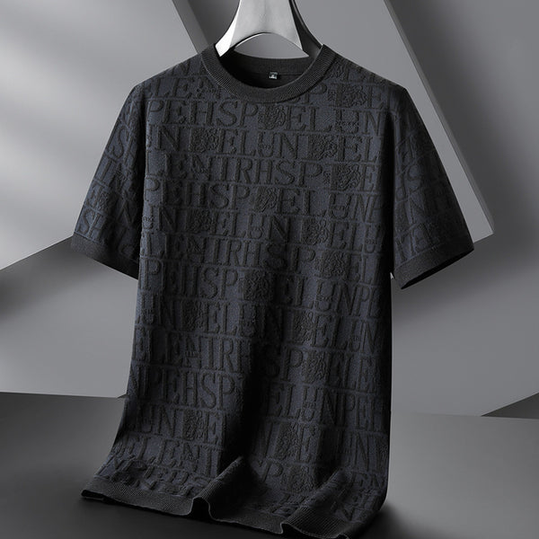 Pull jacquard pour homme