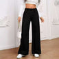 Women's Wide Leg Straight Denim Jeans | Mid-Rise Street Style