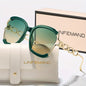 Classic Half Frame Metal Chain Design Fashion Fashion Glasses for Women