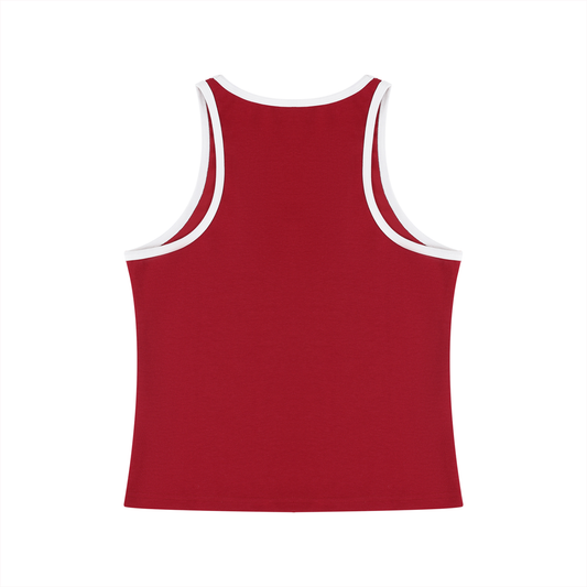 Women's Color Block Cropped Tank Top