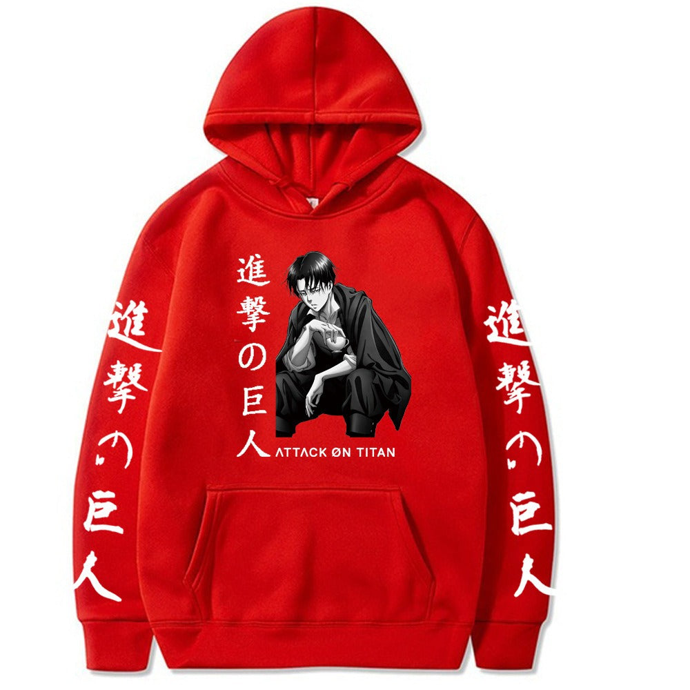 Attack on Titan Printed Hooded Sweatshirt for Mens